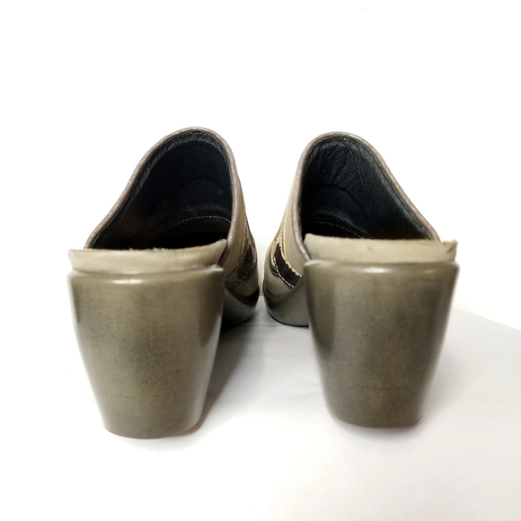 NAOT Genuine Leather Brown Slip On Clogs Rubber Outsole, siz 38, US 7 - Picture 5 of 9